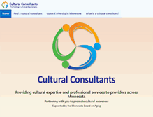 Tablet Screenshot of culturalconsultants.com